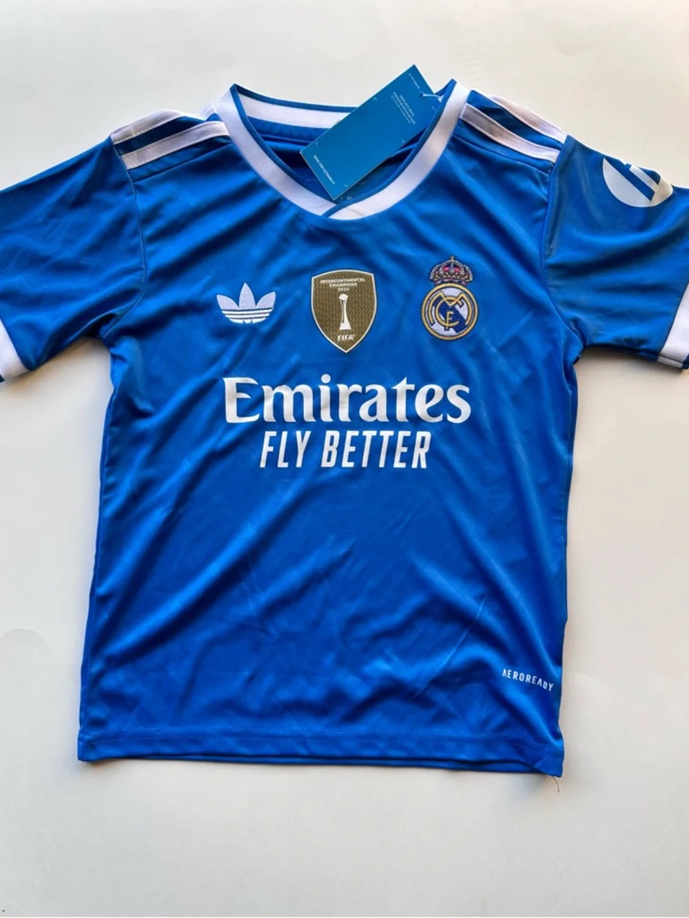 Kid’s Blue Real Madrid Jersey - Picture 2 of 4